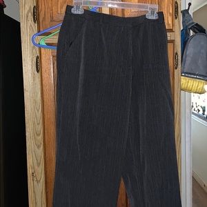 Dress pants Dark grey with purple pin stripe